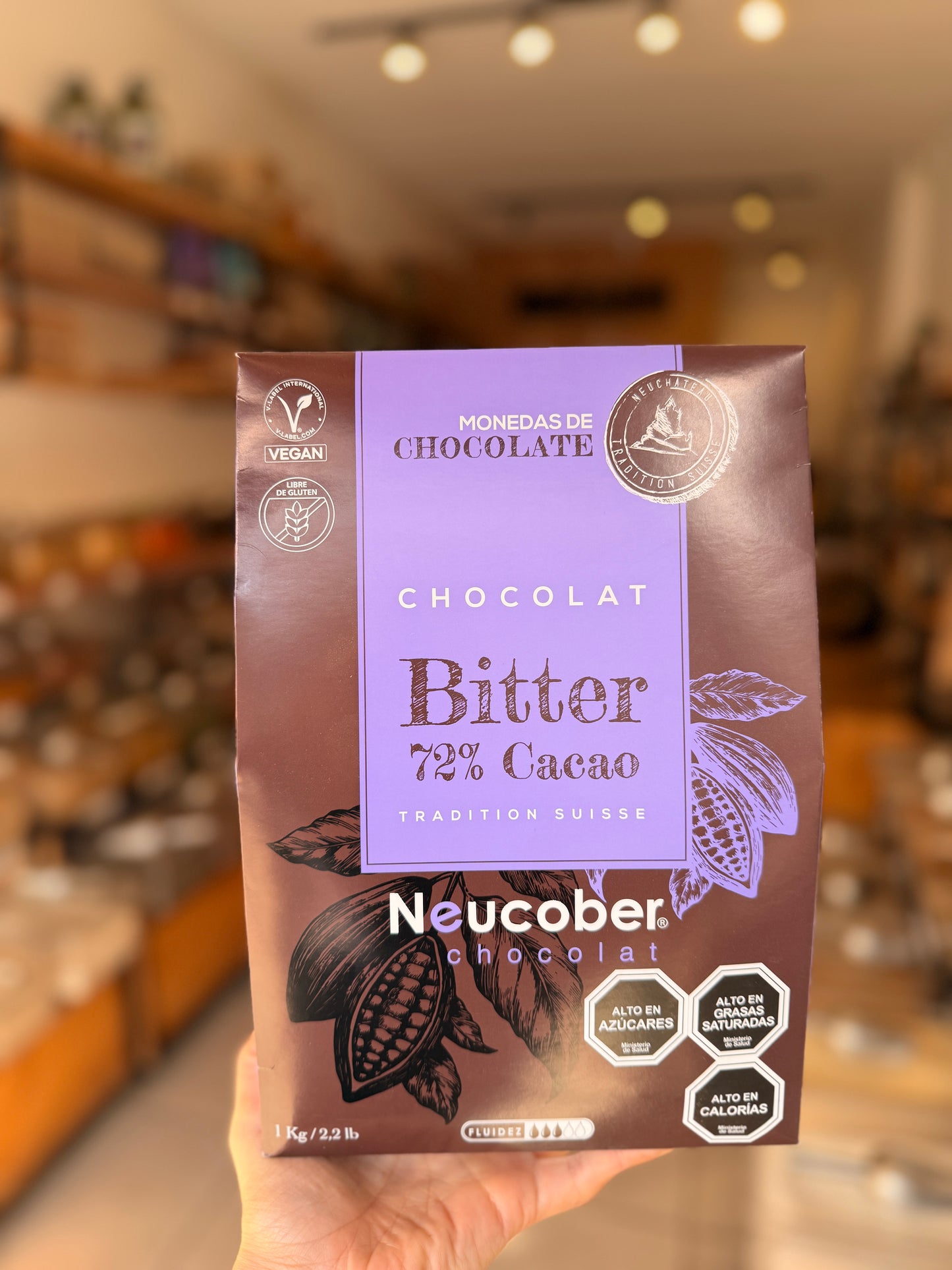 Monedas 72% Cacao