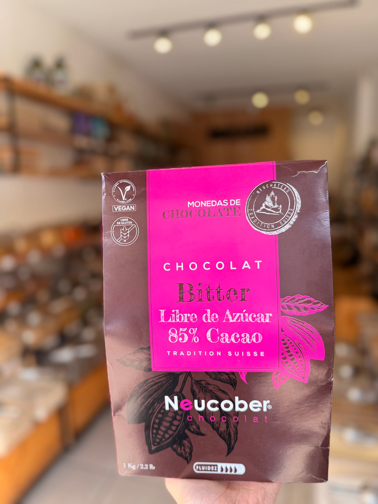 Monedas 85% Cacao Sin Azúcar