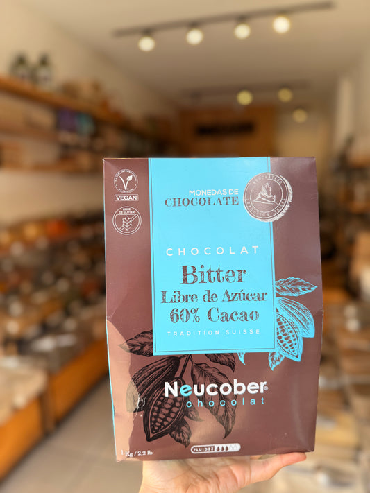 Monedas 60%Cacao Sin Azúcar 1 KG