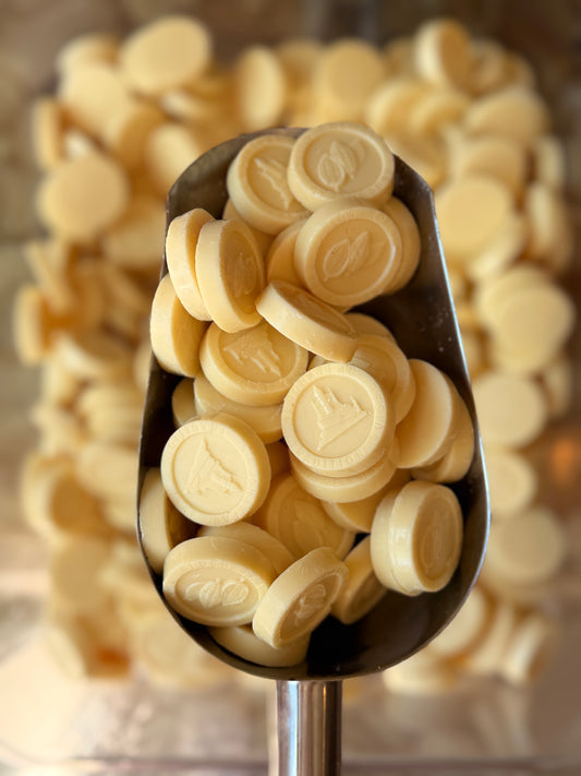 Monedas Chocolate Blanco Neucober