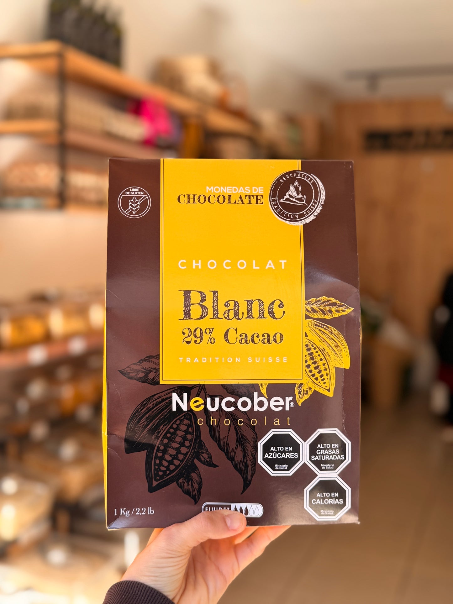 Monedas Chocolate Blanco Neucober 1 KG