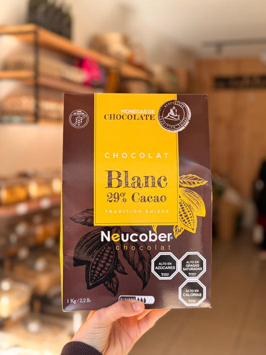 Monedas Chocolate Blanco Neucober 1 KG